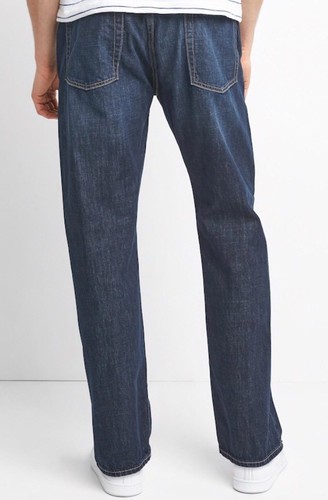 NWT Gap Relaxed Fit Jeans, Medium Indigo Wash, 29x30 - Picture 2 of 6