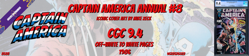 Captain America Annual 8 CGC 9.4 Wolverine Marvel 1986 - Bild 3 von 3