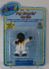 D5 Pop groovin Gorilla Elvis singer ANIMAL FIGURINE Webkinz new with code Ganz