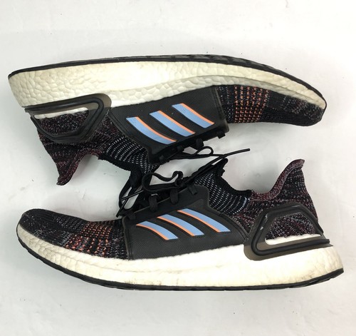 Adidas UltraBoost 2019 schwarz leuchtend blau Laufschuhe G54011 Herren Größe 11 " - Bild 6 von 7