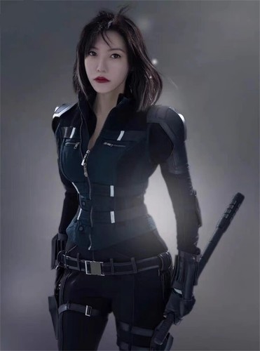 Marvel Comics Black Widow Cosplay Halloween Costume Suit Women's Uniform Outfits - 第 19/24 張圖片