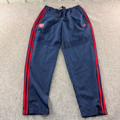 Arsenal Football Tracksuit Mens Large Blue Red 2019 Jacket Trousers Adidas Zip - Picture 4 of 24