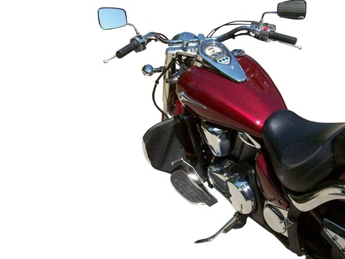 Engine Guard Chaps Soft Lowers for Kawasaki Vulcan 900 VN900 Classic Custom - Picture 5 of 6