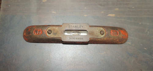 Vintage Nr. 38 Stanley Ölbrenner Wasserwaage, 6" lang, Blase intakt, Gusseisen - Bild 12 von 12