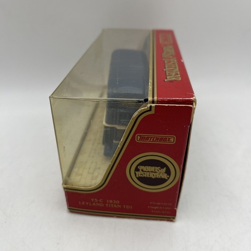 Matchbox Models of Yesteryear Leyland Titan Blue Bus , Model Y5C 1930 - Picture 5 of 9