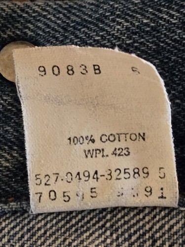 Levis Vintage Jeansweste LARGE 70595-4891 USA Trucker Red Tab - Bild 9 von 9