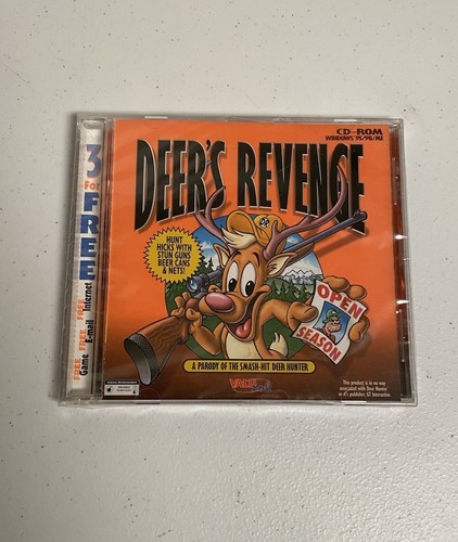 DEER'S REVENGE MICROSOFT WINDOWS PC DVD ROM GAME Complete Hunting Sealed New - Picture 1 of 2