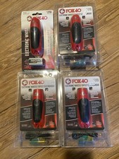 Fox 40 Electronic Whistle With Wrist Loop Lanyard And 9 Volt Battery Red New