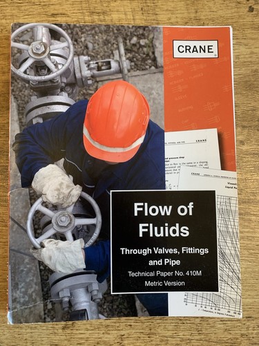 Crane Flow of Fluids. Technical Paper 410M. Metric Version. New Condition. Rare - Picture 1 of 4