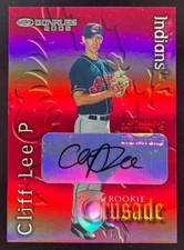 2002 Donruss The Rookies Crusade Autographs #RC-45 Cliff Lee RC Auto /500