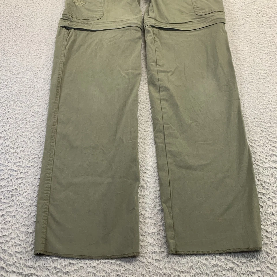 Boy Scouts of America Pants Youth Size 16 Green 30x32 Switchback Zip Off Belted - Image 2 of 4