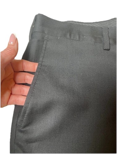 J Brand 100% Pure Virgin Wool Men's Pants Black Flat Front Sz Tall 36X31 NWOT!! - Picture 5 of 14