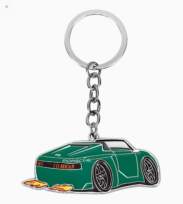 New L'Art de L'Automobile Porsche Keychain Japan 968 Tokyo Limited
