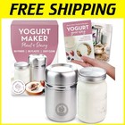 Complete Yogurt Maker Set with Glass Jar: Create 12+ Dairy-Free and Milk Yogurts
