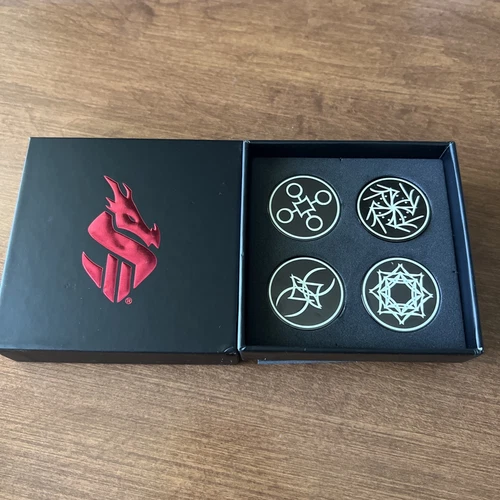Year Of Sanderson Aon Elantris Sel 4 Magnets Set  Brandon Sanderson Kickstarter