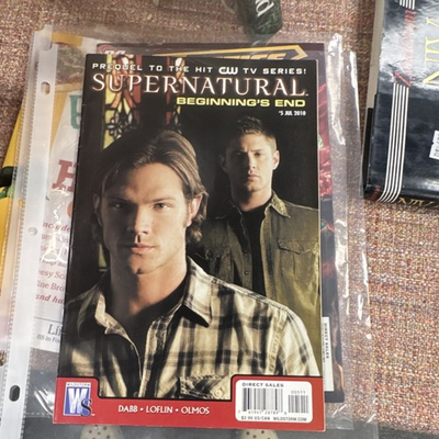 #ad #ad Supernatural: Beginning#x27;s End #2 WildStorm 2010 Sam Dean Batman Dabb Loflin $20.00