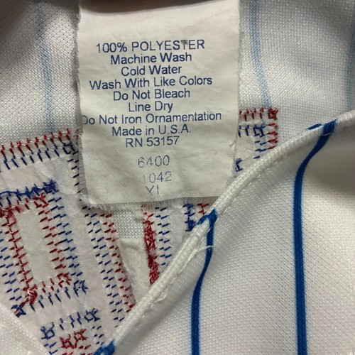 Vtg Majestic Chicago Cubs USA Made Carlos Zambrano Jersey Men XL Embroidered #38 - Picture 7 of 10