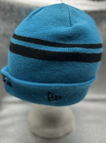 2 Stück Carolina Panther Strick Beanie Wintermützen Unisex Bommel New Era Blau - Bild 3 von 12