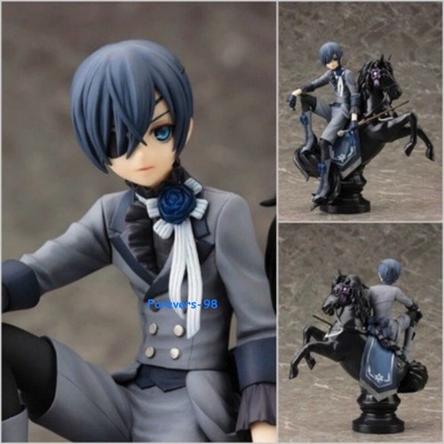 Anime Black Butler Sebastian Ciel Phantomhive Horse Chess Model Figure Toy Gifts - Picture 2 of 20