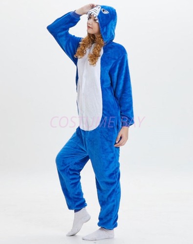 AU Adult Fleece Unisex Kigurumi Animal Onesie Pajamas Cosplay Costume Sleepwear - Picture 173 of 255