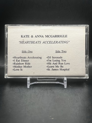 Kate & Anna McGarrigle -Heartbeats Accelerating / Cassette/ Promo /Rare - Picture 1 of 5