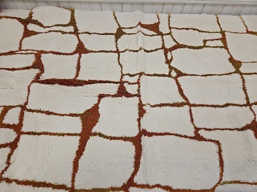 $700 Abyss Luna Bath Rug- Botanical Pattern 27" x 47"~ Portugal ~NWT - Picture 3 of 5