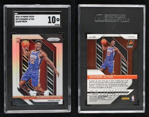 2018-19 Panini Prizm Silver Prizm DeAndre Ayton #279 SGC 10 GEM Rookie RC