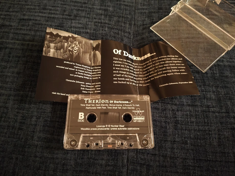 Therion - Of Darkness cassette MC Katatonia Cemetary Amorphis In Flames Opeth - Image 4 of 4