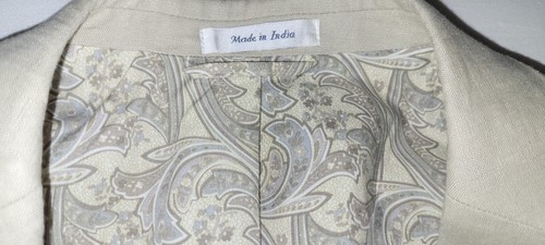 LAUREN RALPH LAUREN Blazer 46R Beige Lined  Jacket /Sport Coat 100% Linen - Bild 7 von 10