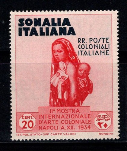 Somalia 1934 Sass. 195 Postfrisch 80% 10 c,Ausstellung Kolonialer Kunst Neapel - Bild 1 von 1