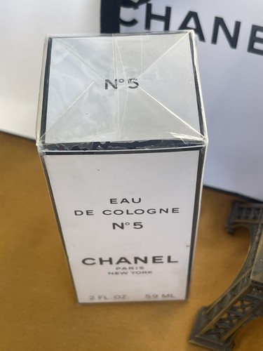 VINTAGE CHANEL NO.5 COLOGNE 2 FL.OZ *PRE-BARCODE PKJ2 RARE* SEALED - Picture 5 of 5