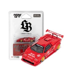 MINI GT 1/64 Lamborghini Countach LB-WORKS Red 1100