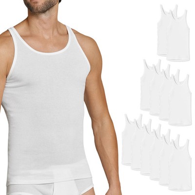 Schiesser undershirt-original double rib, sports jacket, o. Arm, 2 4 6 Pack, W...
