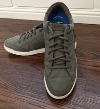 Nunn Bush Men  s City Walk Oxford Athletic Style Sneaker Lace Up Charcoal Sz 13
