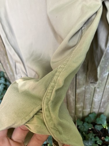M. Vintage 60s Big Mac Penney's Sanforized Vat Dyed Khaki Cotton Work Shirt USA - Picture 11 of 11