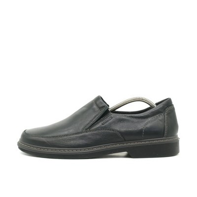 Gallus Herren Klassischer Slipper Schuhe Schwarz Leder Komfortschuhe EU 42