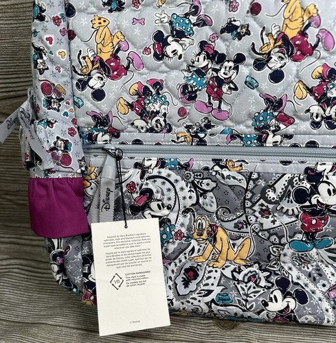 Mochila Vera Bradley Disney Mickey Mouse Piccadilly Paisley Minnie Mouse - Imagen 3 de 6