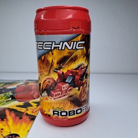 Vintage Lego Technic Roboriders 8510: Lava Complete w/ Canister & Instructions