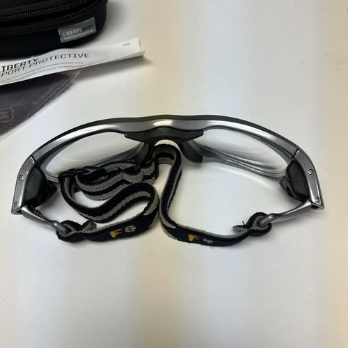 Gafas deportivas Liberty Sport F8 Rec Specs Pro plateadas con correa 60 19 133 - Imagen 10 de 10
