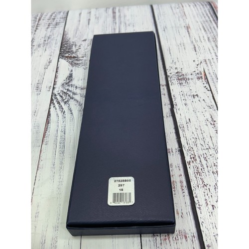 NEU Brooks Brothers Hosenträger Navy Hellbraun Streifen Nylon Leder verstellbar - Bild 5 von 6