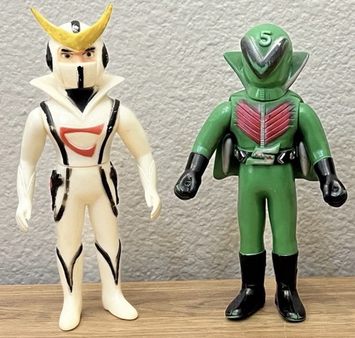 Pick 1* Poppy Casshern Power Ranger Green Sofubi Soft Vinyl Action Figure Bandai
