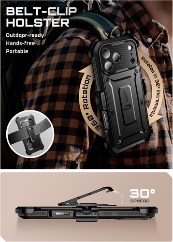 SUPCASE Protección Grado Militar Para iPhone 17 Pro Max Estuche Botón Control Cámara - Imagen 55 de 56