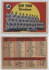 1959 Topps High # New York Yankees #510