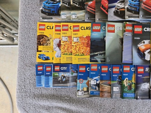 (65) Assorted Lego Instruction Manuals - Booklets ~ City Creator Speed Champions - Picture 5 of 7