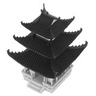  Mini Pagoda Garden Statue Miniature Pavilion Sculpture for Chinese Japanese