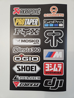 TRENDY VINYL STICKER SHEETS - WATERPROOF & DURABLE  MOTORCYCLES  CARS & MORE 