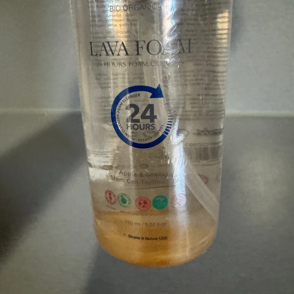 Limpiador de espuma de lava Predire Paris Gold nuevo sellado Foto 3 de 4