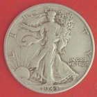 1943  WALKING LIBERTY HALF-DOLLAR (50¢) SILVER COIN  (18)