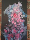 Original Acrylic Pour Painting Abstract Art signed canvas