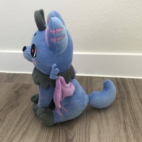 Everwolf  Demon King plush 10" blue pink Excellent! - Picture 3 of 7